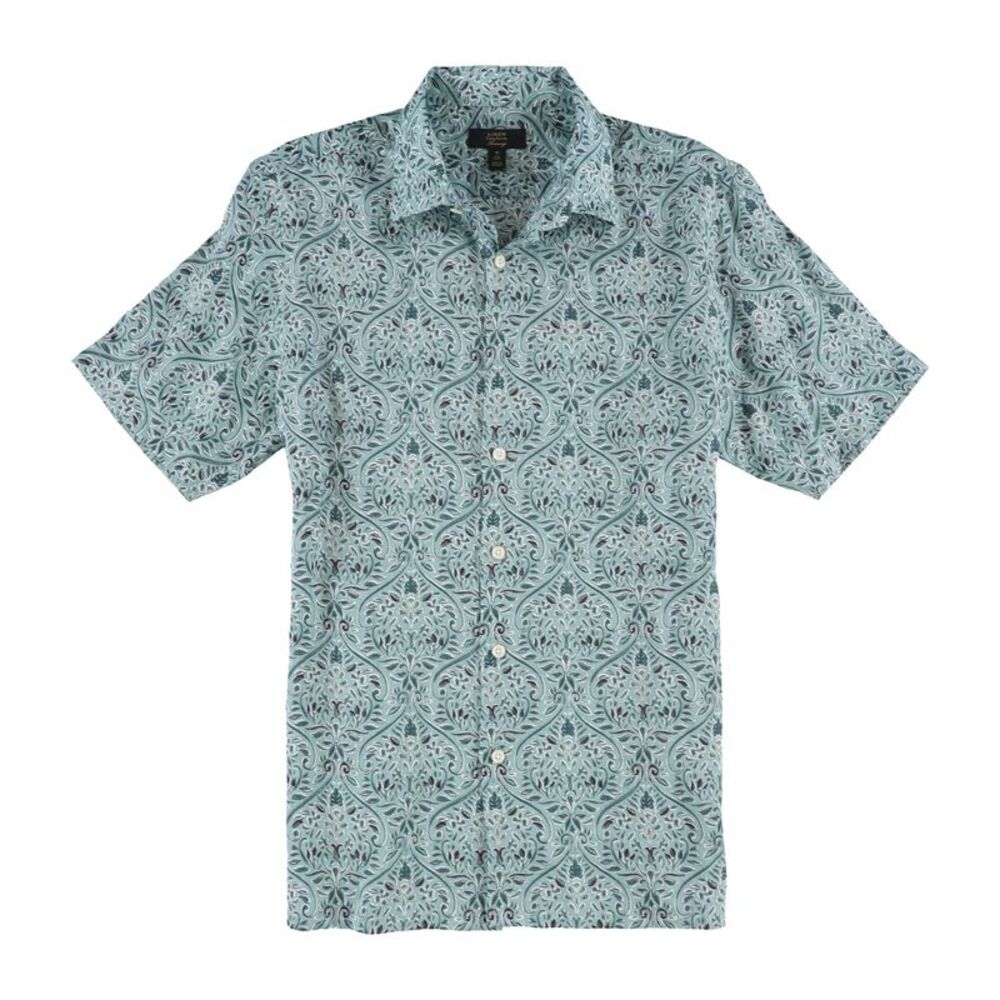 Club Room Mens Mapleton Printed Button Up Shirt, NWT
